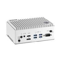 研華EI-52 研華EI-52，邊緣計(jì)算系統(tǒng)，支持 Intel 11th gen CPU，可選 Core i5 /i3 /Celeron 處理器，具備豐富擴(kuò)展接口 2 x LAN，2 x COM，6 x USB等，內(nèi)部可以通過(guò) miniPCIe 或 M.2 擴(kuò)展AI加速卡實(shí)現(xiàn)工業(yè)AI機(jī)器視覺(jué)，搭載5G通訊模塊。