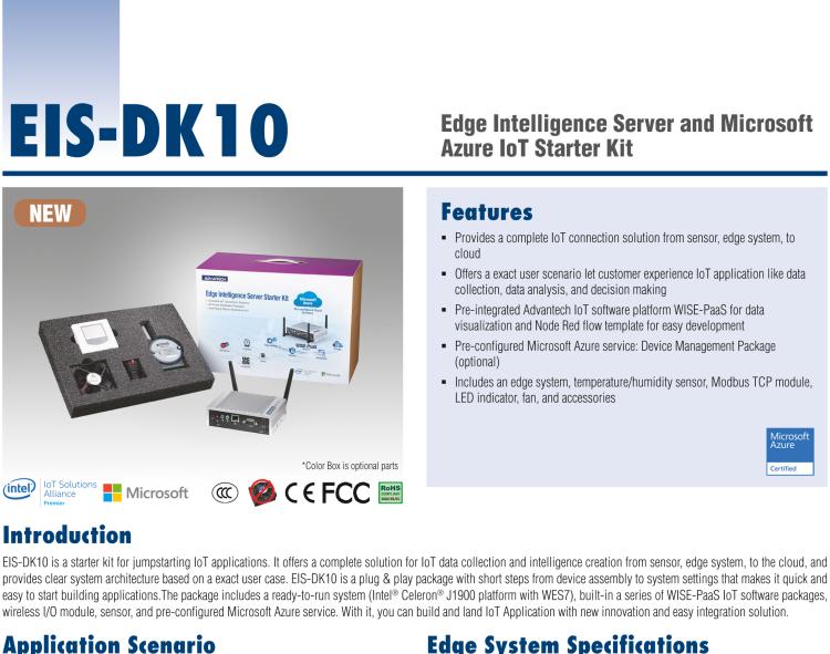 研華EIS-DK10 研華EIS-DK10，邊緣計算系統(tǒng)套件，包含整套物聯(lián)網(wǎng)設備，可快速實現(xiàn) IoT 實驗環(huán)境搭建，幫助產(chǎn)品快速開發(fā)。