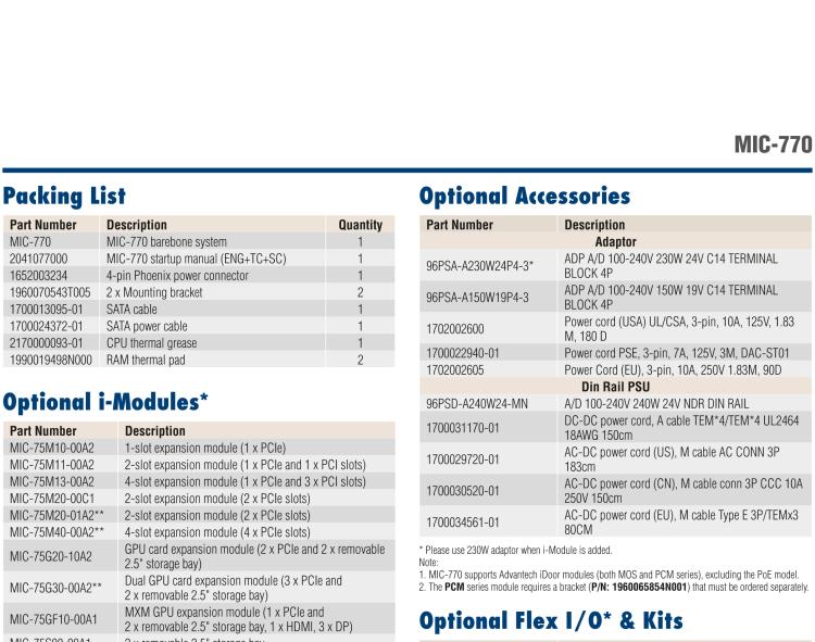研華MIC-770 Intel? 第八/九代Core? i 臺式機處理器 (LGA 1151)緊湊型無風扇系統(tǒng)