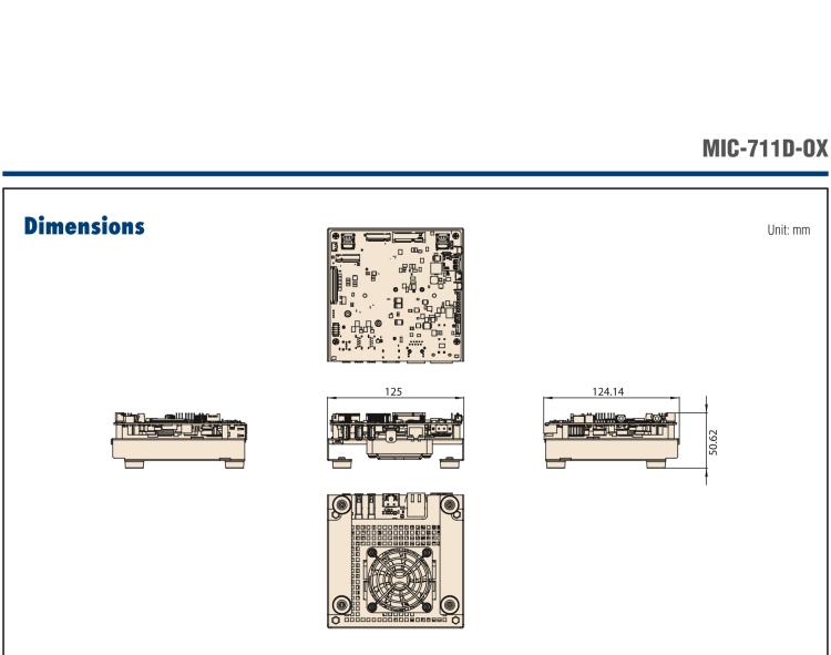 研華MIC-711D-OX MIC-711D-OX 是一款基于英偉達(dá)Jetson Orin NX 的 AI 開發(fā)套件，含有多個(gè) I/O 接口，使客戶可以靈活開發(fā)新項(xiàng)目。