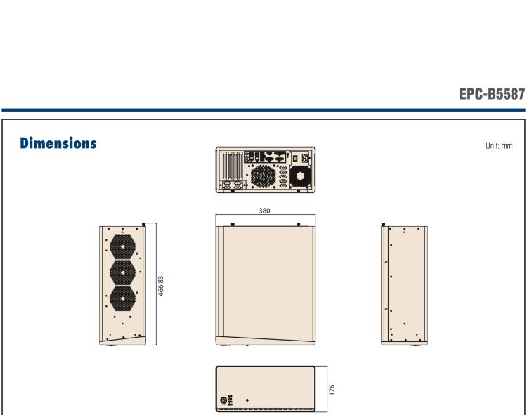 研華EPC-B5587 適配Intel? 第10代 Core i / Xeon W系列處理器，搭載W480E芯片組。標(biāo)準(zhǔn)4U上架，工業(yè)級(jí)品質(zhì)，穩(wěn)定可靠。廣泛適用于高端AI服務(wù)器等應(yīng)用。