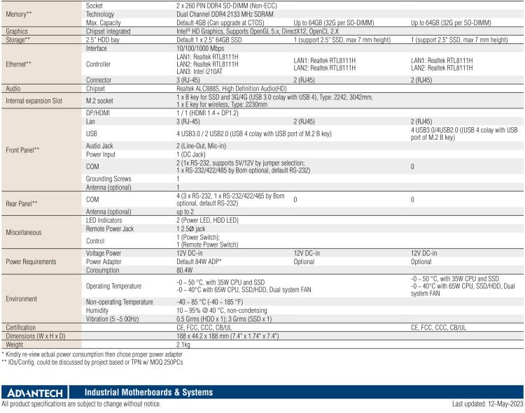 研華EPC-T4286 適配Intel? 第8/9代 Core? i 系列處理器，搭載H310芯片組。1U超薄高度，性能強勁。
