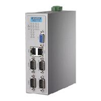 研華UNO-1110 導(dǎo)軌安裝型工業(yè)控制器，搭配TI Coretex AM3505 處理器，2×LAN，5×COM，4×USB，1 GB SD卡