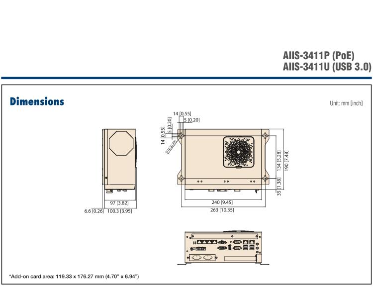 研華AIIS-3411 緊湊型視覺(jué)系統(tǒng)，支持Intel? 第10代 Core i CPU, 4路攝像頭支持 GigE PoE或 USB 3.0接口, PCIe擴(kuò)展槽, 支持4路光源和隔離DIO