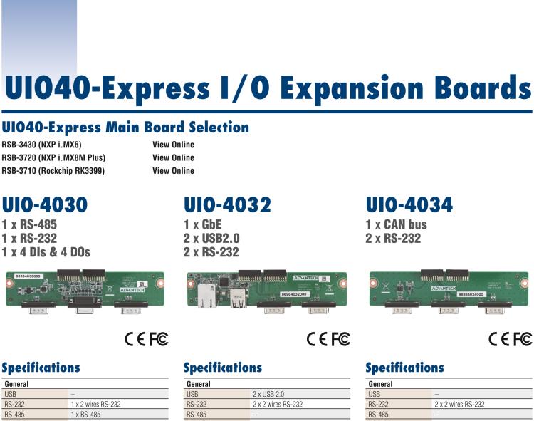 研華UIO-4036 UIO40-Express I/O 擴(kuò)展卡，支持 4 port GbE Ethernet Hub