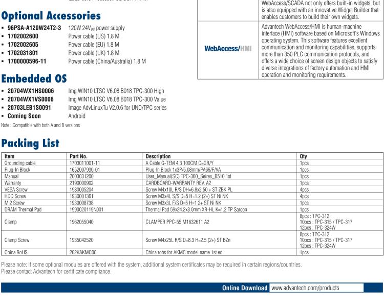 研華TPC-312 12.1" XGA TFT LED LCD工業(yè)平板電腦，搭載第八代Intel?Core?i3/ i5/ i7處理器，內置8G DDR4 RAM