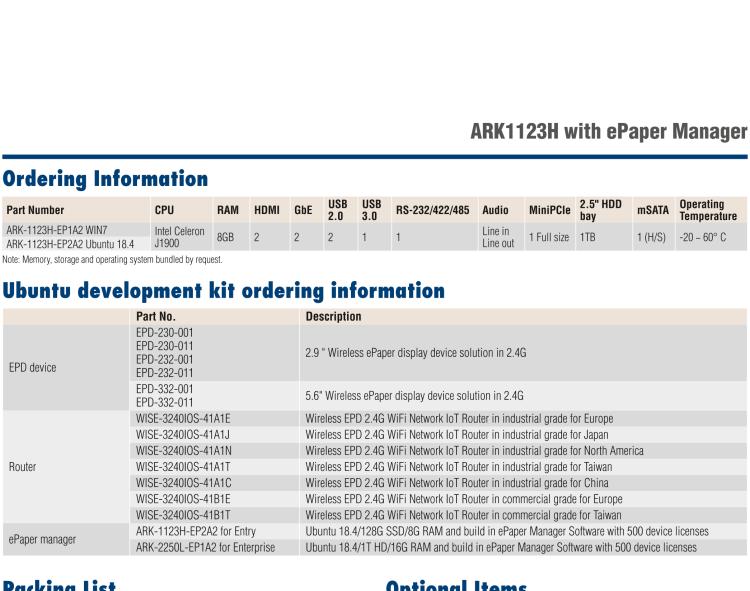 研華EPD-ARK-1123H 研華EPD專用應(yīng)用服務(wù)器，基礎(chǔ)版。Intel J1900 ,128 SSD, 8G DDR3。