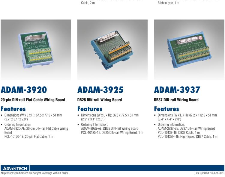 研華ADAM-39100 SCSI-100接線端子，DIN導(dǎo)軌支架