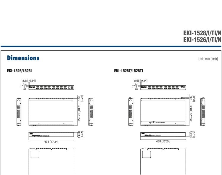 研華EKI-1526T 16端口RS-232/422/485串口設(shè)備聯(lián)網(wǎng)服務器 w/ DC 輸入